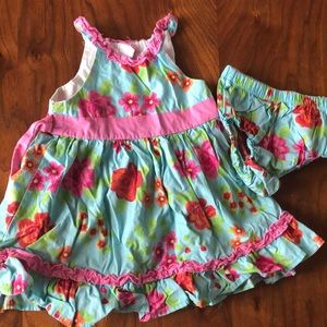 Tropical floral dress
